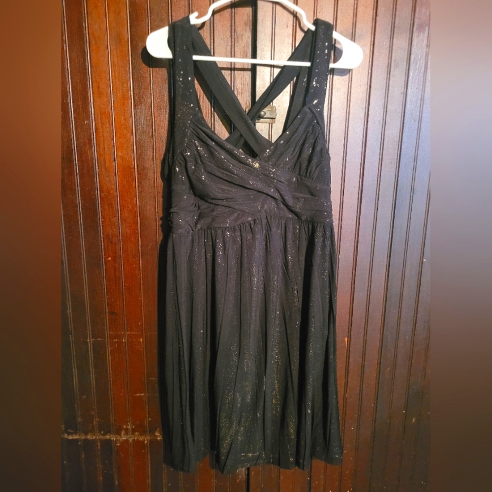 Size 2 Torrid black shimmer dress